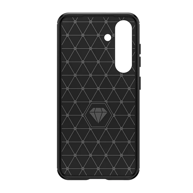 Чохол Hurtel Carbon Case для iPhone 16e чорний (5907769376948)