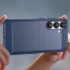 Чохол Hurtel Carbon Case для iPhone 16e Blue (5907769376955)