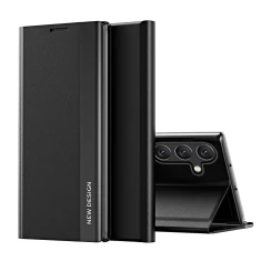 Чохол Hurtel Sleep Case Pro для Samsung Galaxy S25 Edge Black (5907769377150)