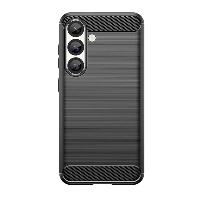 Чохол Hurtel Carbon Case для Samsung Galaxy S25 Edge Black (5907769377228)
