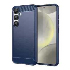 Чохол Hurtel Carbon Case для Samsung Galaxy S25 Edge Blue (5907769377235)
