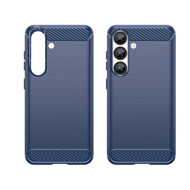 Чохол Hurtel Carbon Case для Samsung Galaxy S25 Edge Blue (5907769377235)