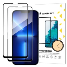 Захисне скло Wozinsky Full Glue Tempered Glass для Xiaomi Redmi Note 14 5G / Note 14 4G Black (2 pack) (5907769377464)