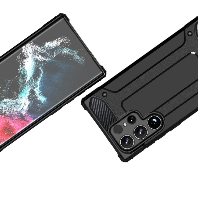 Чохол Hurtel Hybrid Armor для Xiaomi Redmi 14C Black (5907769377754)