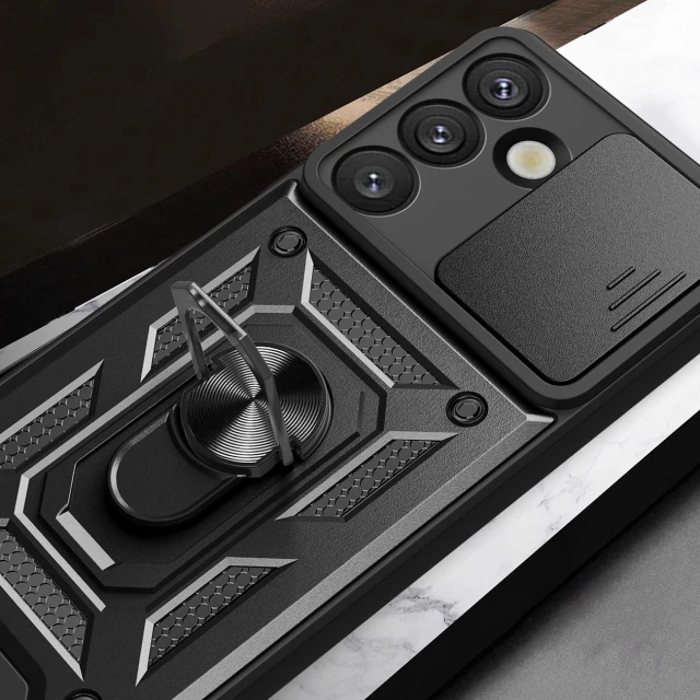 Чохол Hurtel Hybrid Armor Camshield для OnePlus Nord 4 5G Чорний (5907769377761)