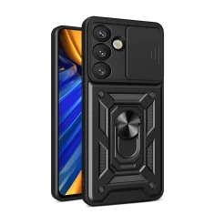 Чохол Hurtel Hybrid Armor Camshield для OnePlus 13 5G Black (5907769377785)