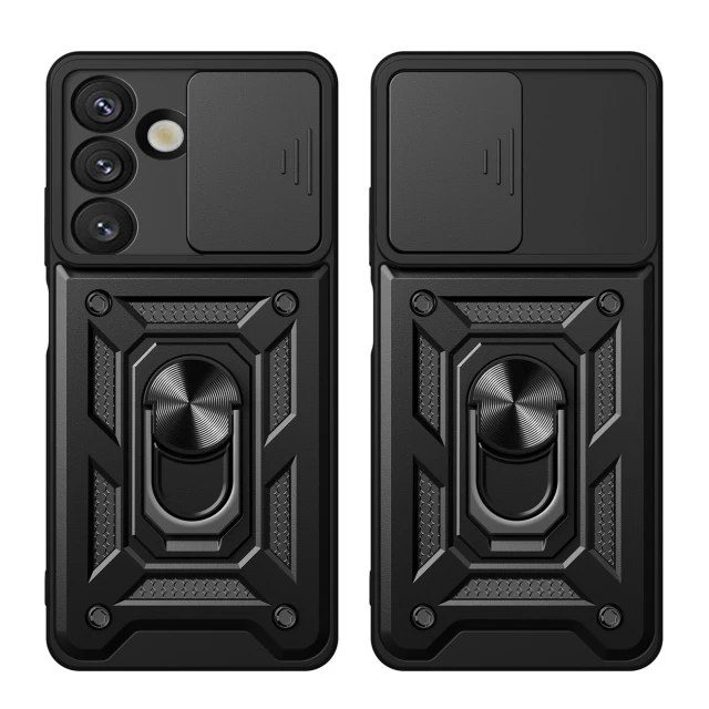 Чохол Hurtel Hybrid Armor Camshield для OnePlus 13 5G Black (5907769377785)