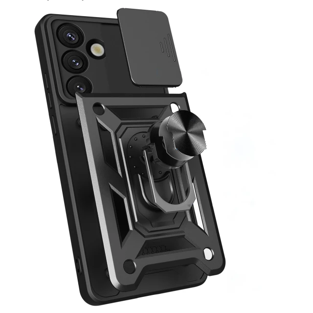 Чохол Hurtel Hybrid Armor Camshield для Nothing Phone (3a) 5G Black (5907769378027)