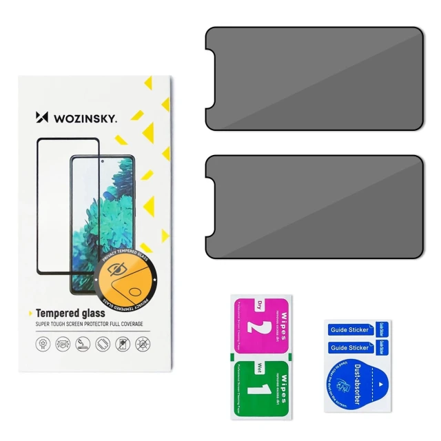 Захисне скло Wozinsky Privacy Glass для Xiaomi Redmi Note 14S (2 pack) (5907769378164)