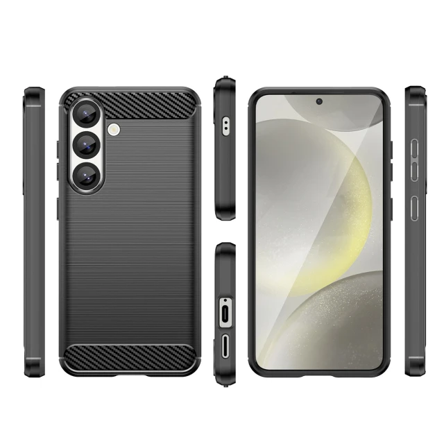 Чохол Hurtel Carbon Case для Xiaomi Redmi Turbo 4 / Xiaomi Poco X7 Pro Black (5907769378461)