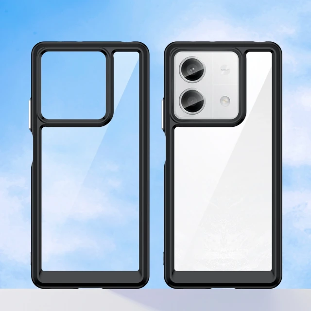 Чохол Hurtel Outer Space Case для Xiaomi Redmi Note 13 5G Чорний (Redmi Note 13 5G black Outer Space Case)