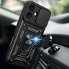 Чохол Hurtel Hybrid Armor Camshield для iPhone 17 Black (5907769379376)