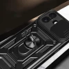 Чохол Hurtel Hybrid Armor Camshield для iPhone 17 Black (5907769379376)