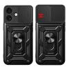 Чохол Hurtel Hybrid Armor Camshield для iPhone 17 Black (5907769379376)
