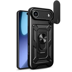 Чохол Hurtel Hybrid Armor Camshield для iPhone 17 Air Black (5907769379383)