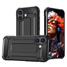 Чохол Hurtel Hybrid Armor для iPhone 17 Чорний (5907769379413)