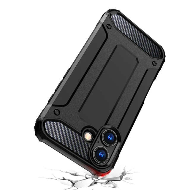Чохол Hurtel Hybrid Armor для iPhone 17 Чорний (5907769379413)