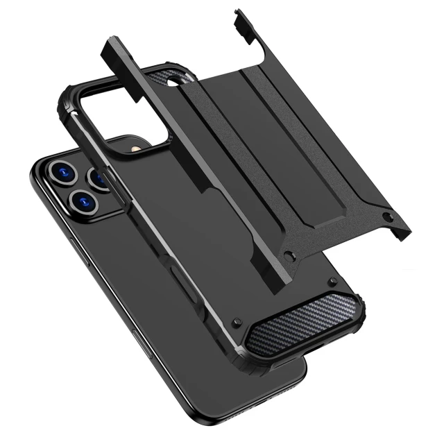 Чохол Hurtel Hybrid Armor для iPhone 17 Pro Max Black (5907769379444)