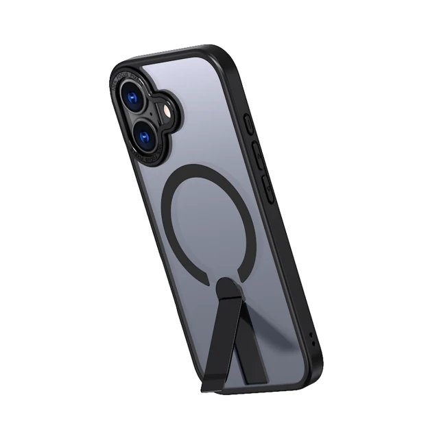 Чохол Hurtel Hybrid Armor X для iPhone 17 Black with MagSafe (5907769379451)