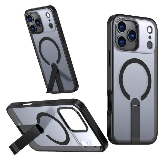 Чохол Hurtel Hybrid Armor X для iPhone 17 Pro Black with MagSafe (5907769379468)