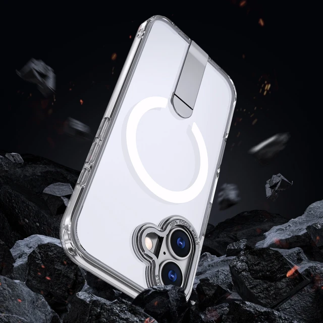 Чохол Hurtel Hybrid Armor X для iPhone 17 Прозорий with MagSafe (5907769379482)