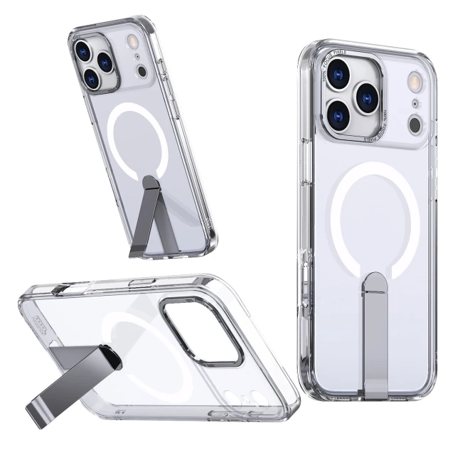 Чохол Hurtel Hybrid Armor X для iPhone 17 Pro Transparent with MagSafe (5907769379499)