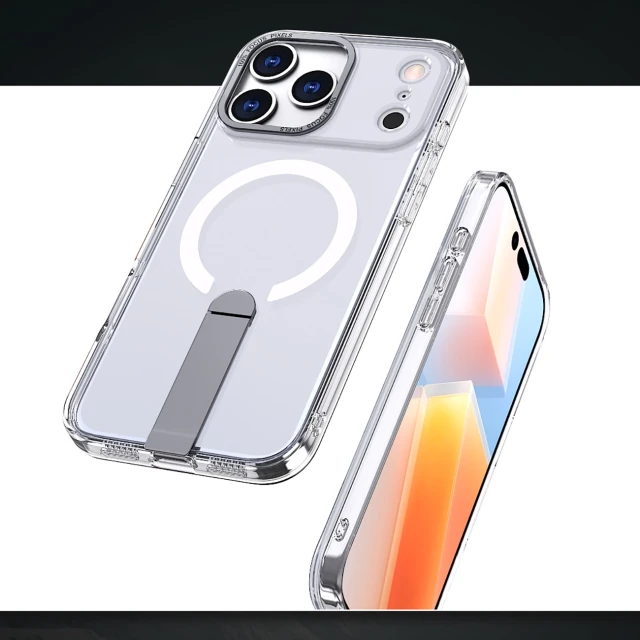 Чохол Hurtel Hybrid Armor X для iPhone 17 Pro Transparent with MagSafe (5907769379499)