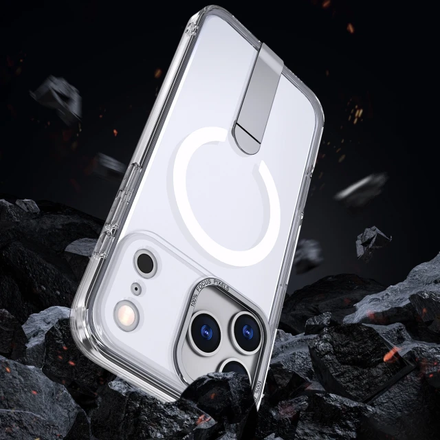 Чохол Hurtel Hybrid Armor X для iPhone 17 Pro Max Прозорий with MagSafe (5907769379505)