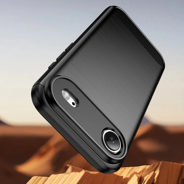 Чохол Hurtel Carbon Case для iPhone 17 Air Black (5907769379536)