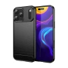 Чохол Hurtel Carbon Case для iPhone 17 Pro Black (5907769379543)