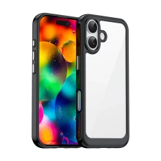 Чохол Hurtel Outer Space для iPhone 17 Black Transparent (5907769379604)