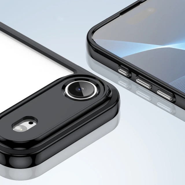 Чехол Hurtel Outer Space для iPhone 17 Air Black Transparent (5907769379611)