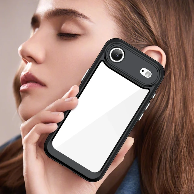 Чехол Hurtel Outer Space для iPhone 17 Air Black Transparent (5907769379611)