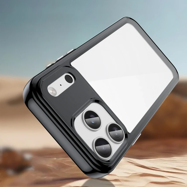Чехол Hurtel Outer Space для iPhone 17 Pro Черный Прозрачный (5907769379628)
