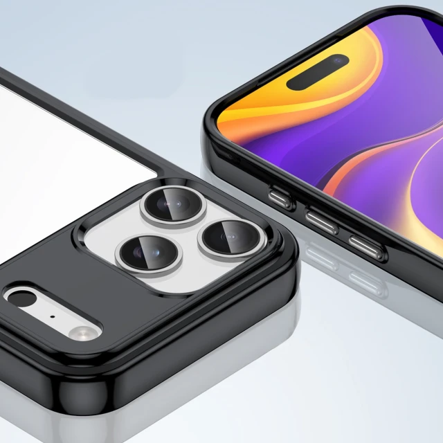 Чохол Hurtel Outer Space для iPhone 17 Pro Max Чорний прозорий (5907769379635)