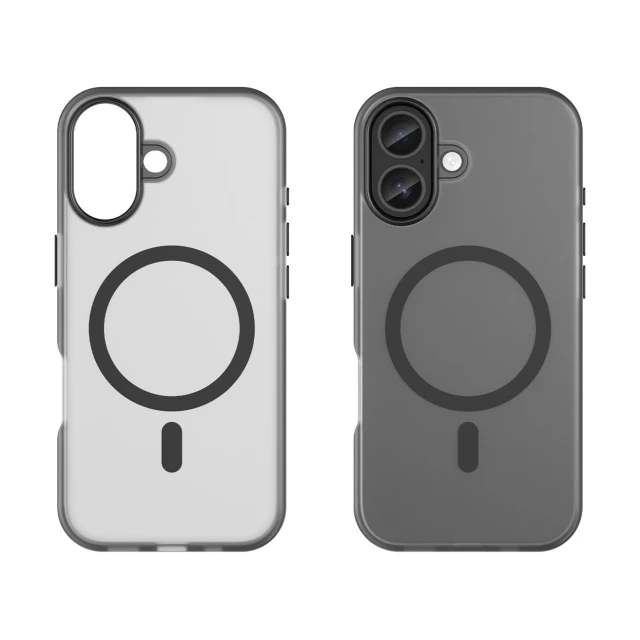 Чохол Hurtel Magnetic Abrasive для iPhone 17 Black with MagSafe (5907769379680)