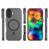 Чохол Hurtel Magnetic Abrasive для iPhone 17 Black with MagSafe (5907769379680)