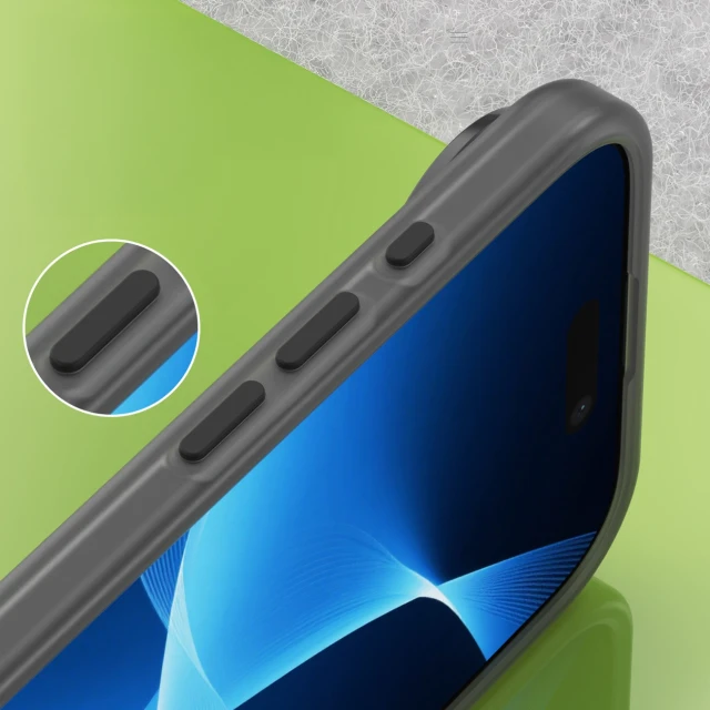 Чехол Hurtel Magnetic Abrasive для iPhone 17 Air Черный with MagSafe (5907769379697)