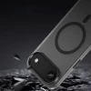 Чехол Hurtel Magnetic Abrasive для iPhone 17 Air Черный with MagSafe (5907769379697)