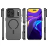 Чохол Hurtel Magnetic Abrasive для iPhone 17 Pro Матовий чорний with MagSafe (5907769379703)