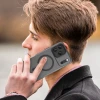 Чохол Hurtel Magnetic Abrasive для iPhone 17 Pro Матовий чорний with MagSafe (5907769379703)