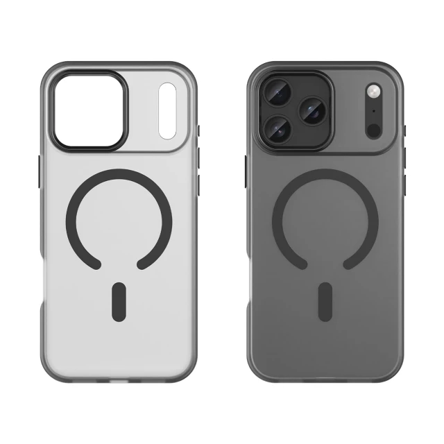 Чехол Hurtel Magnetic Abrasive для iPhone 17 Pro Max Matowy Black with MagSafe (5907769379710)