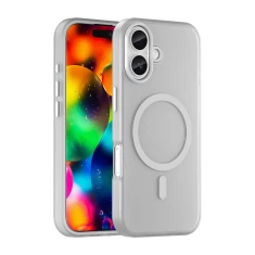 Чохол Hurtel Magnetic Abrasive для iPhone 17 Matowy White with MagSafe (5907769379727)