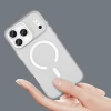 Чохол Hurtel Magnetic Abrasive для iPhone 17 Pro Матовий білий with MagSafe (5907769379741)