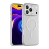 Чехол Hurtel Magnetic Abrasive для iPhone 17 Pro Max Matowy White with MagSafe (5907769379758)