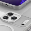 Чехол Hurtel Magnetic Abrasive для iPhone 17 Pro Max Matowy White with MagSafe (5907769379758)