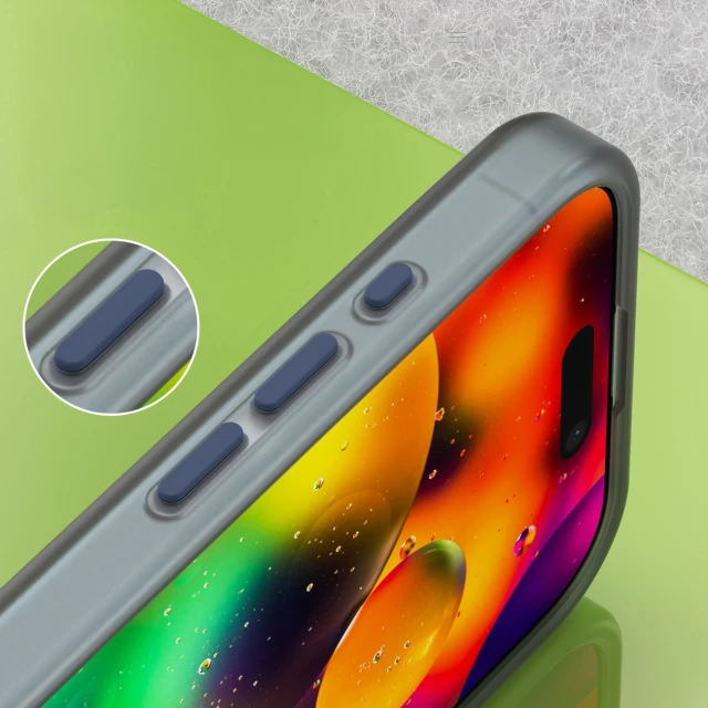 Чохол Hurtel Magnetic Abrasive для iPhone 17 Матовий синій with MagSafe (5907769379765)