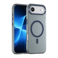Чохол Hurtel Magnetic Abrasive для iPhone 17 Air Матовий синій with MagSafe (5907769379772)