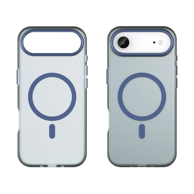Чохол Hurtel Magnetic Abrasive для iPhone 17 Air Матовий синій with MagSafe (5907769379772)