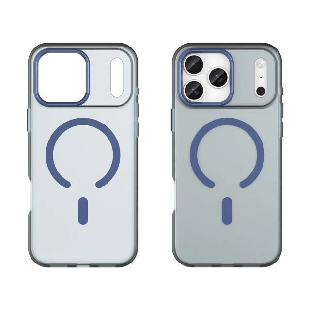 Чохол Hurtel Magnetic Abrasive для iPhone 17 Pro Matowy Blue with MagSafe (5907769379789)